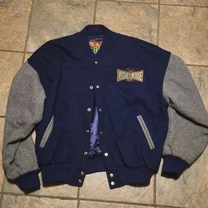 Disney Vintage Mickey Mouse American Legend letterman Jacket Size Large